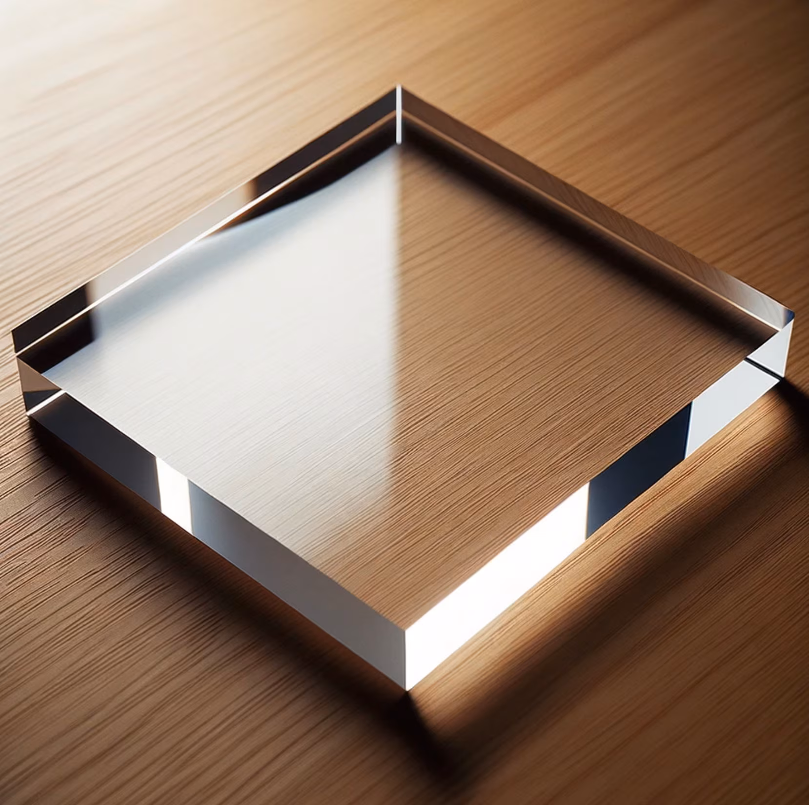 Acrylic Square Riser — 1/2" Thick (Any Size)