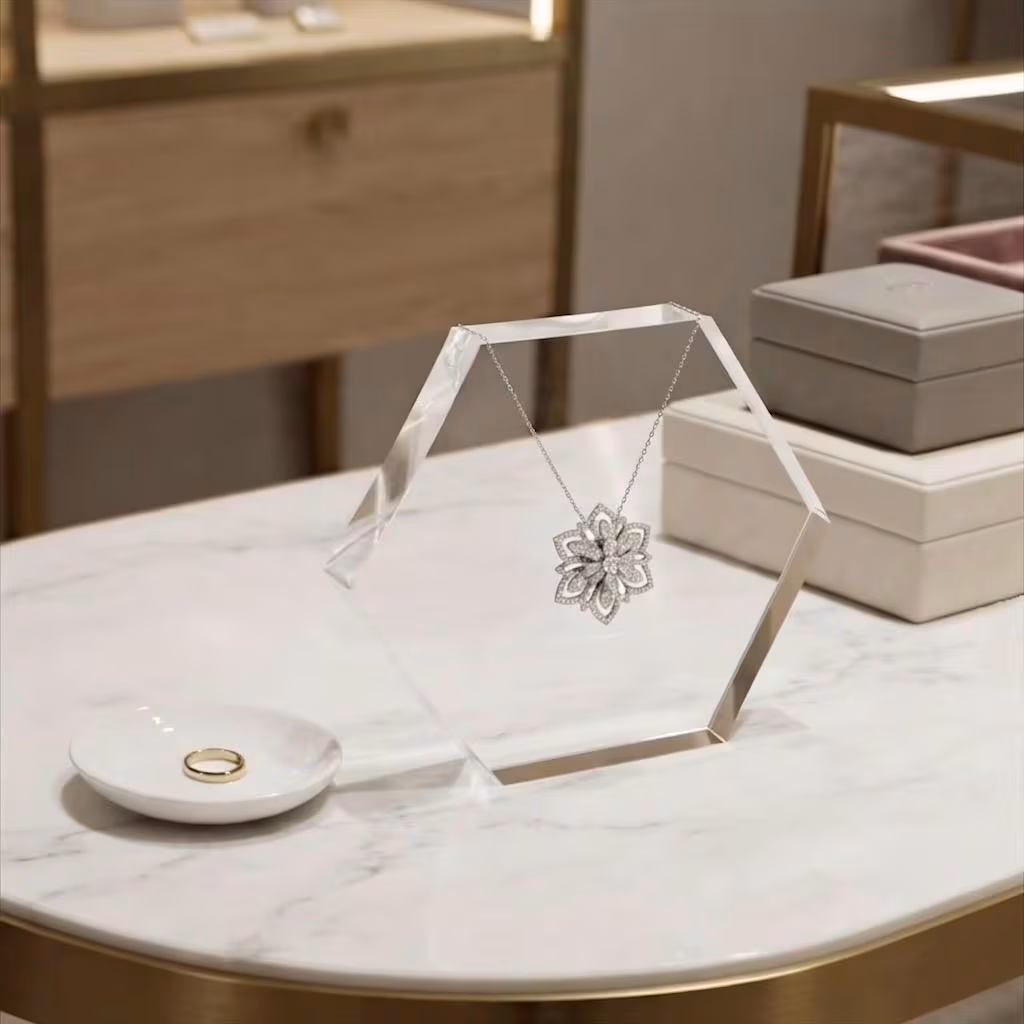 Hexagon Display Base — 1" Thick