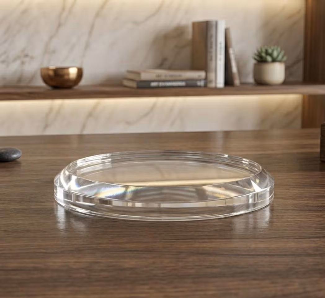 Museum-Grade Display Base — 1/2" Thick, Chamfered
